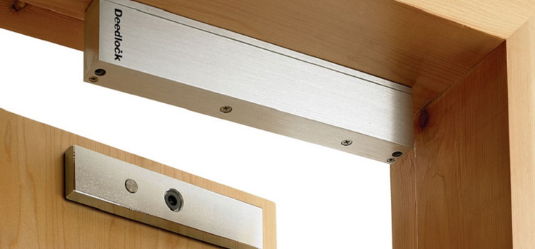 Magnetic lock installation Alamo